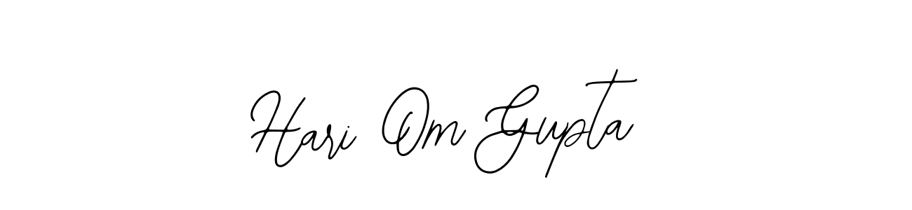 How to make Hari Om Gupta name signature. Use Bearetta-2O07w style for creating short signs online. This is the latest handwritten sign. Hari Om Gupta signature style 12 images and pictures png