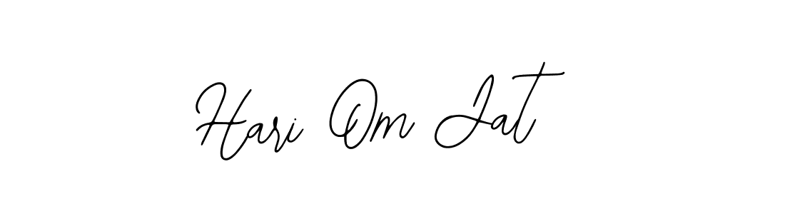 Use a signature maker to create a handwritten signature online. With this signature software, you can design (Bearetta-2O07w) your own signature for name Hari Om Jat. Hari Om Jat signature style 12 images and pictures png