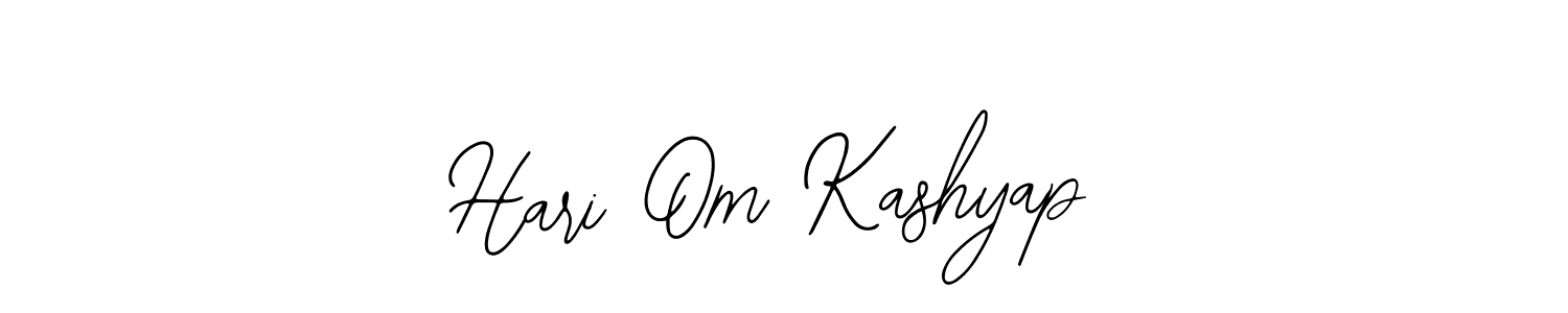 How to make Hari Om Kashyap name signature. Use Bearetta-2O07w style for creating short signs online. This is the latest handwritten sign. Hari Om Kashyap signature style 12 images and pictures png