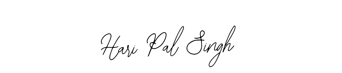 You should practise on your own different ways (Bearetta-2O07w) to write your name (Hari Pal Singh) in signature. don't let someone else do it for you. Hari Pal Singh signature style 12 images and pictures png