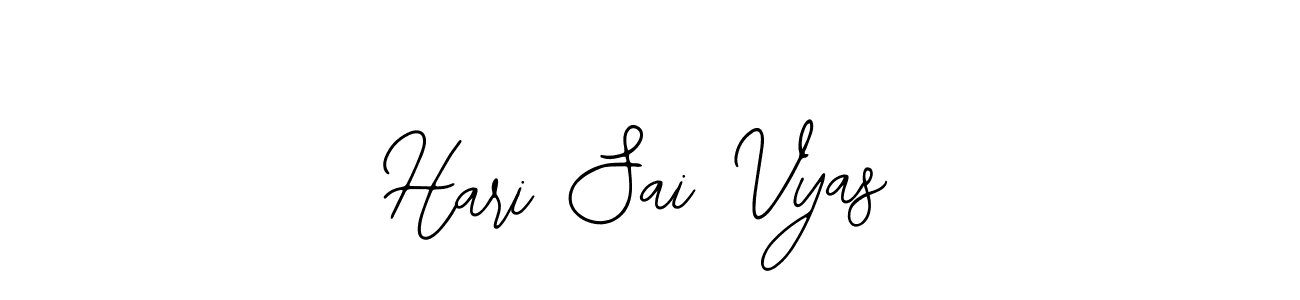 if you are searching for the best signature style for your name Hari Sai Vyas. so please give up your signature search. here we have designed multiple signature styles  using Bearetta-2O07w. Hari Sai Vyas signature style 12 images and pictures png