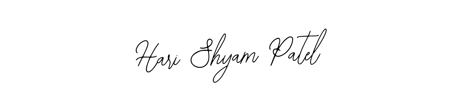 It looks lik you need a new signature style for name Hari Shyam Patel. Design unique handwritten (Bearetta-2O07w) signature with our free signature maker in just a few clicks. Hari Shyam Patel signature style 12 images and pictures png