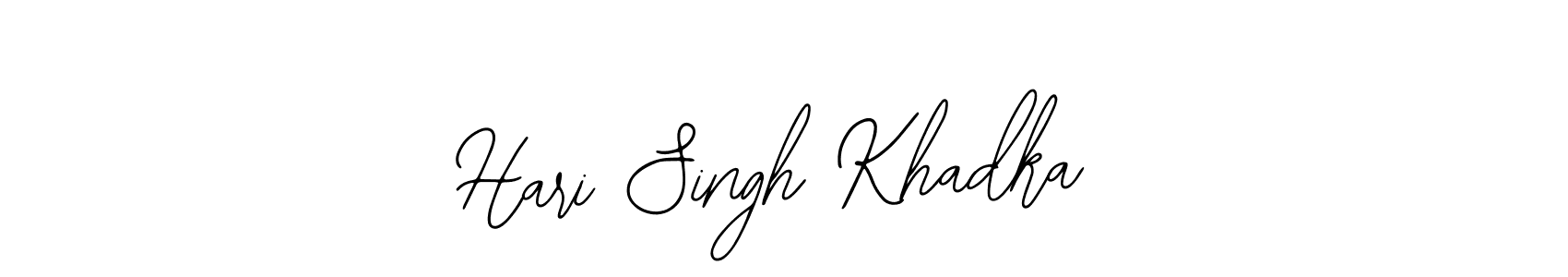 Also we have Hari Singh Khadka name is the best signature style. Create professional handwritten signature collection using Bearetta-2O07w autograph style. Hari Singh Khadka signature style 12 images and pictures png