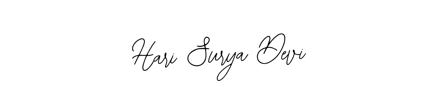 It looks lik you need a new signature style for name Hari Surya Devi. Design unique handwritten (Bearetta-2O07w) signature with our free signature maker in just a few clicks. Hari Surya Devi signature style 12 images and pictures png