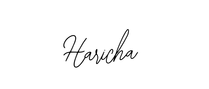 You should practise on your own different ways (Bearetta-2O07w) to write your name (Haricha) in signature. don't let someone else do it for you. Haricha signature style 12 images and pictures png