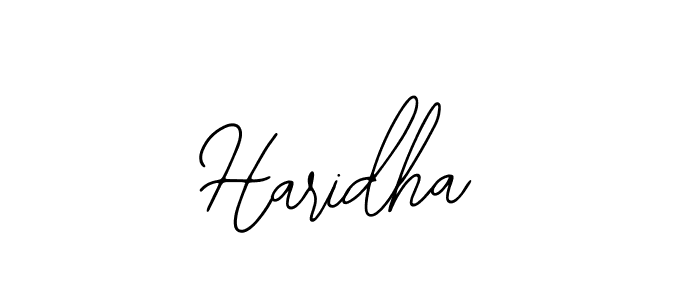 Haridha stylish signature style. Best Handwritten Sign (Bearetta-2O07w) for my name. Handwritten Signature Collection Ideas for my name Haridha. Haridha signature style 12 images and pictures png