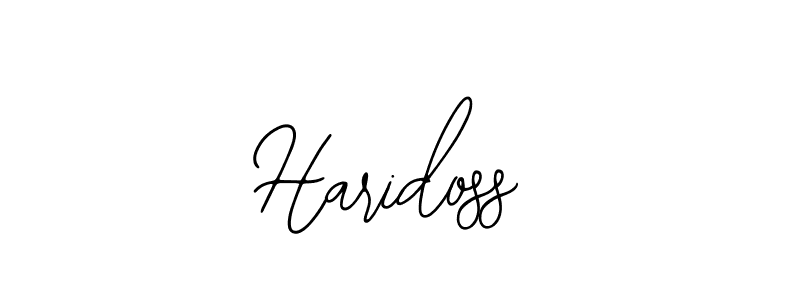 How to make Haridoss signature? Bearetta-2O07w is a professional autograph style. Create handwritten signature for Haridoss name. Haridoss signature style 12 images and pictures png