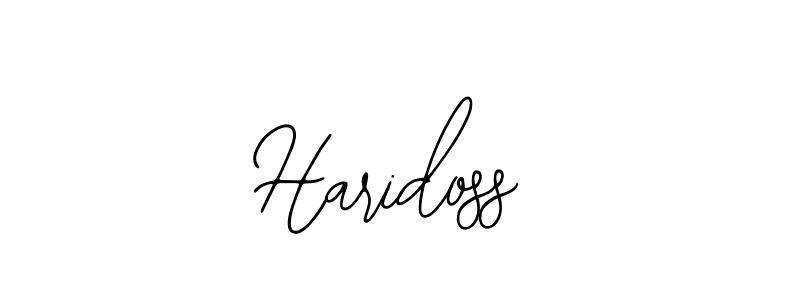 You should practise on your own different ways (Bearetta-2O07w) to write your name (Haridoss) in signature. don't let someone else do it for you. Haridoss signature style 12 images and pictures png