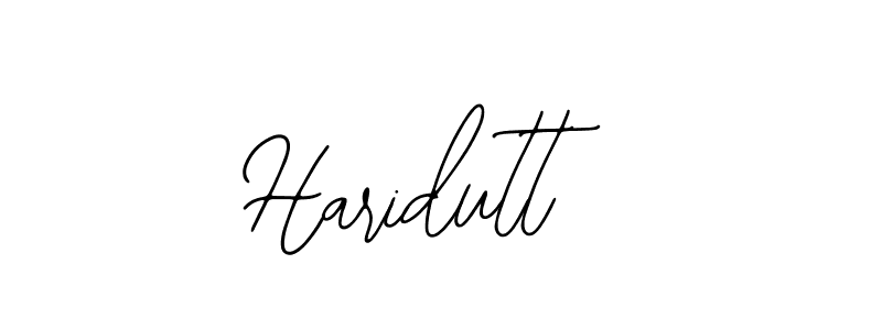 How to make Haridutt signature? Bearetta-2O07w is a professional autograph style. Create handwritten signature for Haridutt name. Haridutt signature style 12 images and pictures png