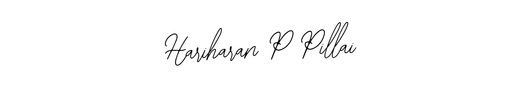 Use a signature maker to create a handwritten signature online. With this signature software, you can design (Bearetta-2O07w) your own signature for name Hariharan P Pillai. Hariharan P Pillai signature style 12 images and pictures png