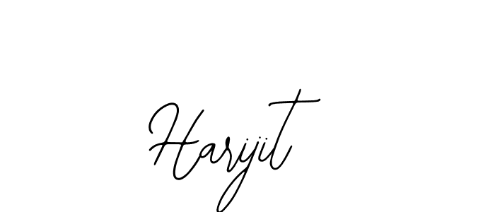 You should practise on your own different ways (Bearetta-2O07w) to write your name (Harijit) in signature. don't let someone else do it for you. Harijit signature style 12 images and pictures png