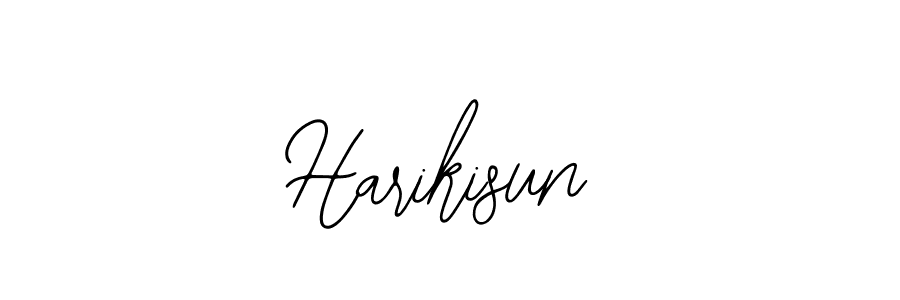 The best way (Bearetta-2O07w) to make a short signature is to pick only two or three words in your name. The name Harikisun include a total of six letters. For converting this name. Harikisun signature style 12 images and pictures png