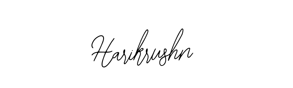 Use a signature maker to create a handwritten signature online. With this signature software, you can design (Bearetta-2O07w) your own signature for name Harikrushn. Harikrushn signature style 12 images and pictures png