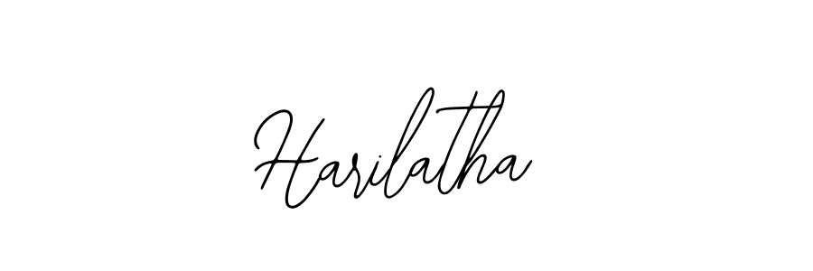 Make a beautiful signature design for name Harilatha. With this signature (Bearetta-2O07w) style, you can create a handwritten signature for free. Harilatha signature style 12 images and pictures png