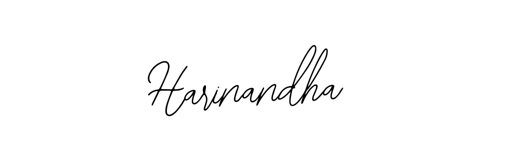 Make a beautiful signature design for name Harinandha. With this signature (Bearetta-2O07w) style, you can create a handwritten signature for free. Harinandha signature style 12 images and pictures png