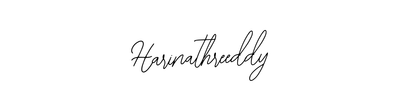 How to make Harinathreeddy name signature. Use Bearetta-2O07w style for creating short signs online. This is the latest handwritten sign. Harinathreeddy signature style 12 images and pictures png