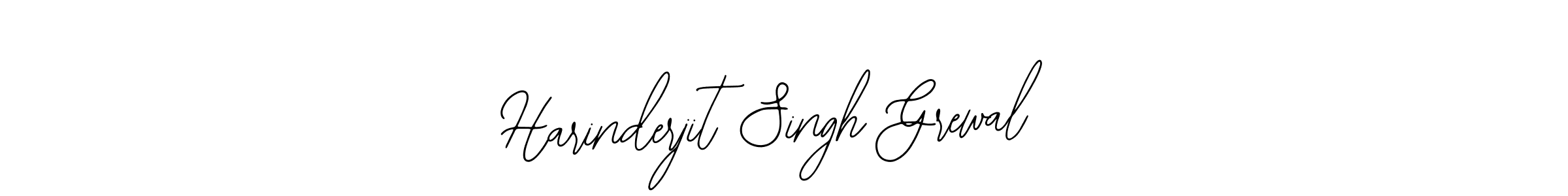 Use a signature maker to create a handwritten signature online. With this signature software, you can design (Bearetta-2O07w) your own signature for name Harinderjit Singh Grewal. Harinderjit Singh Grewal signature style 12 images and pictures png