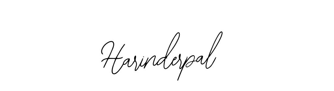 How to make Harinderpal name signature. Use Bearetta-2O07w style for creating short signs online. This is the latest handwritten sign. Harinderpal signature style 12 images and pictures png