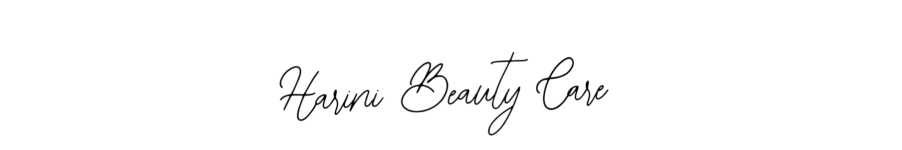 Make a beautiful signature design for name Harini Beauty Care. With this signature (Bearetta-2O07w) style, you can create a handwritten signature for free. Harini Beauty Care signature style 12 images and pictures png