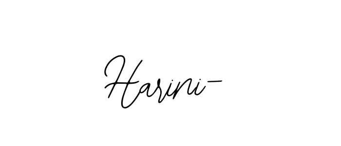 Harini- stylish signature style. Best Handwritten Sign (Bearetta-2O07w) for my name. Handwritten Signature Collection Ideas for my name Harini-. Harini- signature style 12 images and pictures png