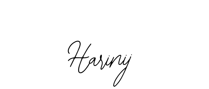 You should practise on your own different ways (Bearetta-2O07w) to write your name (Harinij) in signature. don't let someone else do it for you. Harinij signature style 12 images and pictures png