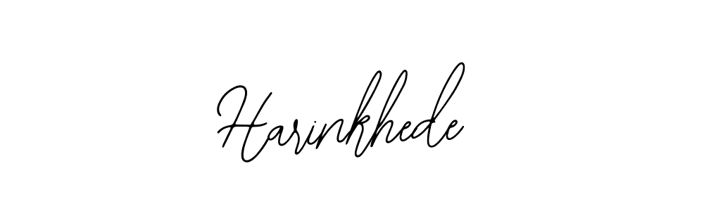Design your own signature with our free online signature maker. With this signature software, you can create a handwritten (Bearetta-2O07w) signature for name Harinkhede. Harinkhede signature style 12 images and pictures png