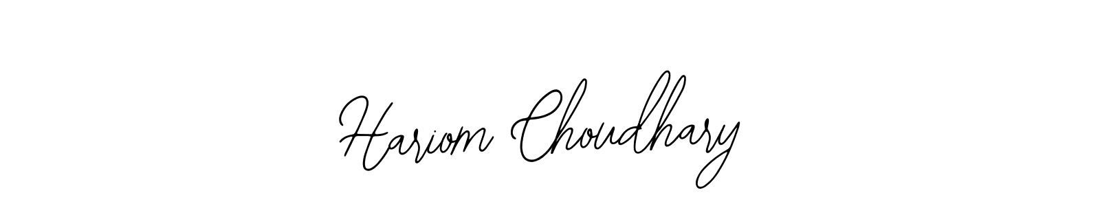 You can use this online signature creator to create a handwritten signature for the name Hariom Choudhary. This is the best online autograph maker. Hariom Choudhary signature style 12 images and pictures png