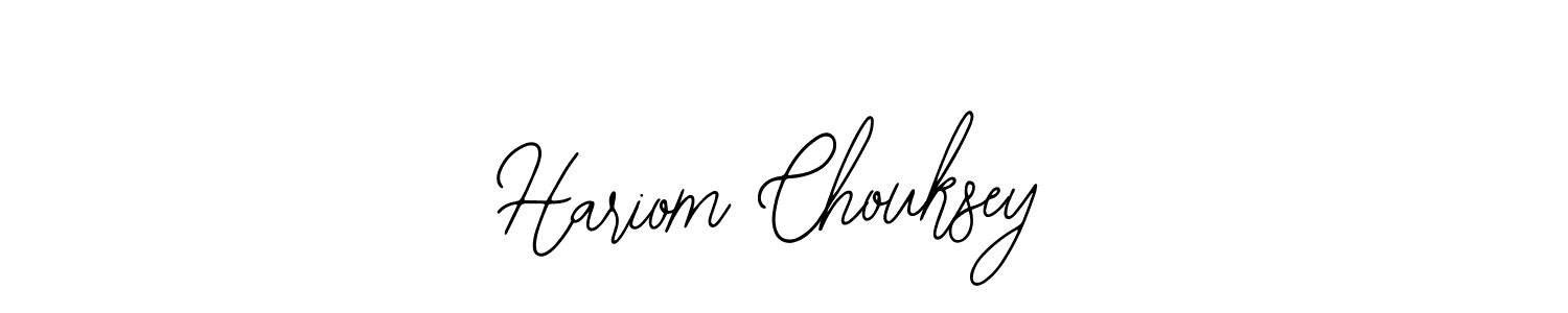 This is the best signature style for the Hariom Chouksey name. Also you like these signature font (Bearetta-2O07w). Mix name signature. Hariom Chouksey signature style 12 images and pictures png
