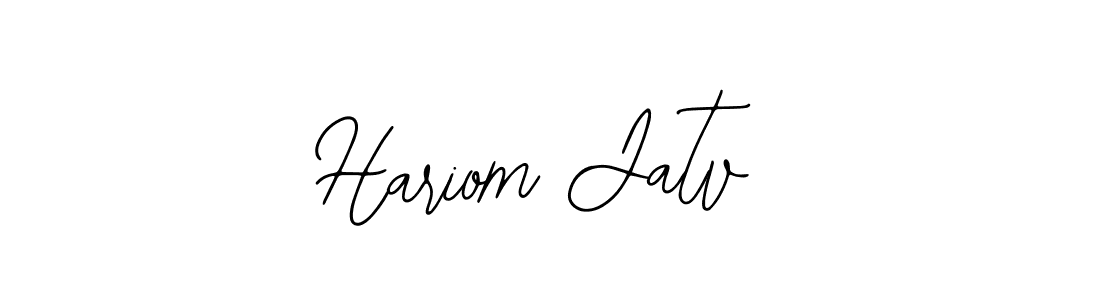 You can use this online signature creator to create a handwritten signature for the name Hariom Jatv. This is the best online autograph maker. Hariom Jatv signature style 12 images and pictures png