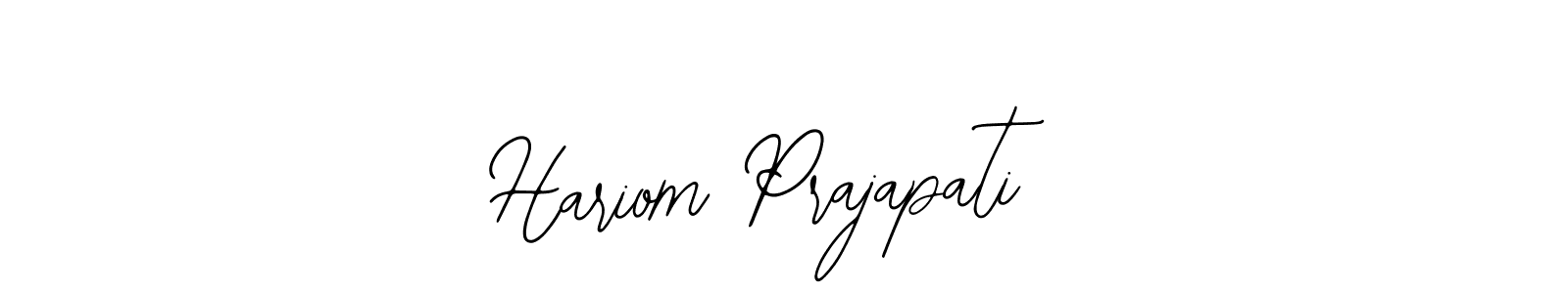 Hariom Prajapati stylish signature style. Best Handwritten Sign (Bearetta-2O07w) for my name. Handwritten Signature Collection Ideas for my name Hariom Prajapati. Hariom Prajapati signature style 12 images and pictures png