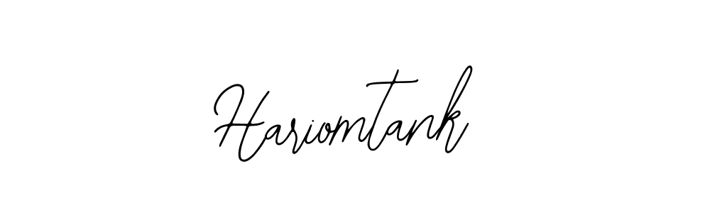 You can use this online signature creator to create a handwritten signature for the name Hariomtank. This is the best online autograph maker. Hariomtank signature style 12 images and pictures png