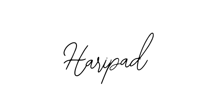 Use a signature maker to create a handwritten signature online. With this signature software, you can design (Bearetta-2O07w) your own signature for name Haripad. Haripad signature style 12 images and pictures png