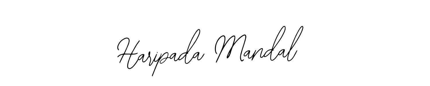 Use a signature maker to create a handwritten signature online. With this signature software, you can design (Bearetta-2O07w) your own signature for name Haripada Mandal. Haripada Mandal signature style 12 images and pictures png