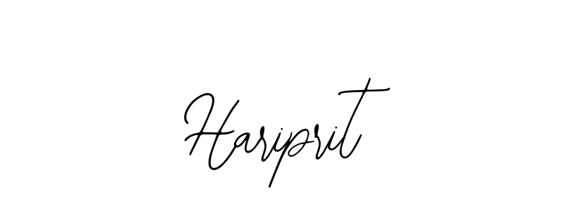 You should practise on your own different ways (Bearetta-2O07w) to write your name (Hariprit) in signature. don't let someone else do it for you. Hariprit signature style 12 images and pictures png