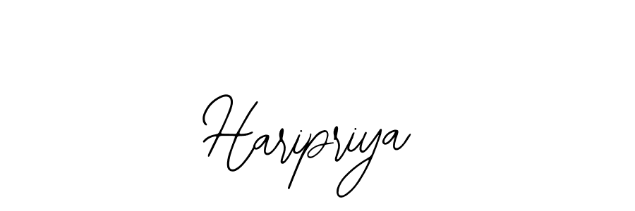 How to make Haripriya signature? Bearetta-2O07w is a professional autograph style. Create handwritten signature for Haripriya name. Haripriya signature style 12 images and pictures png
