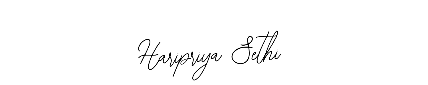 Haripriya Sethi stylish signature style. Best Handwritten Sign (Bearetta-2O07w) for my name. Handwritten Signature Collection Ideas for my name Haripriya Sethi. Haripriya Sethi signature style 12 images and pictures png