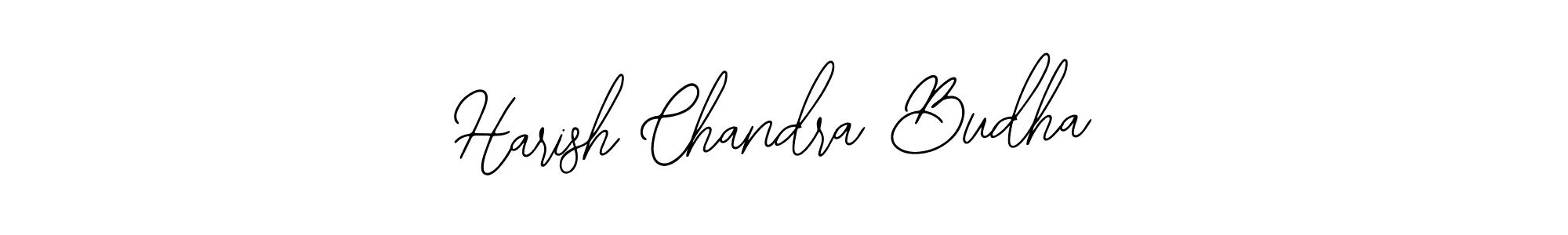 How to make Harish Chandra Budha name signature. Use Bearetta-2O07w style for creating short signs online. This is the latest handwritten sign. Harish Chandra Budha signature style 12 images and pictures png