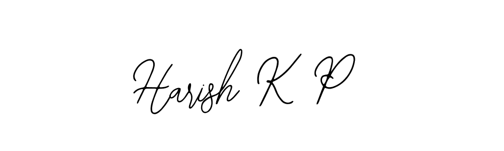 Also we have Harish K P name is the best signature style. Create professional handwritten signature collection using Bearetta-2O07w autograph style. Harish K P signature style 12 images and pictures png