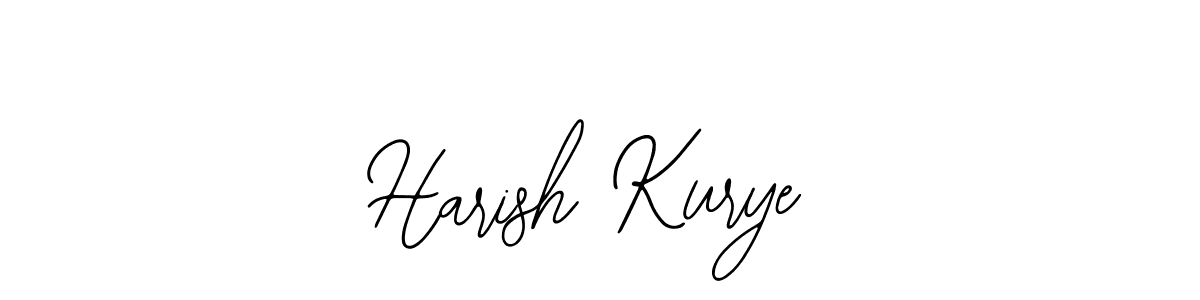 How to make Harish Kurye name signature. Use Bearetta-2O07w style for creating short signs online. This is the latest handwritten sign. Harish Kurye signature style 12 images and pictures png