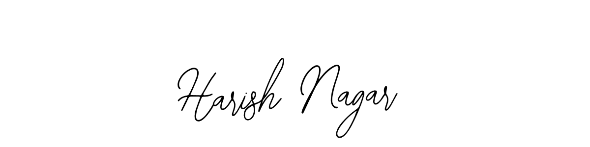 The best way (Bearetta-2O07w) to make a short signature is to pick only two or three words in your name. The name Harish Nagar include a total of six letters. For converting this name. Harish Nagar signature style 12 images and pictures png