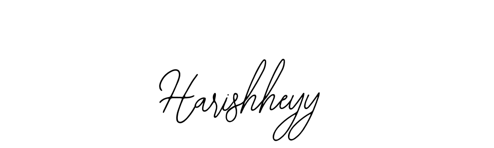 Design your own signature with our free online signature maker. With this signature software, you can create a handwritten (Bearetta-2O07w) signature for name Harishheyy. Harishheyy signature style 12 images and pictures png