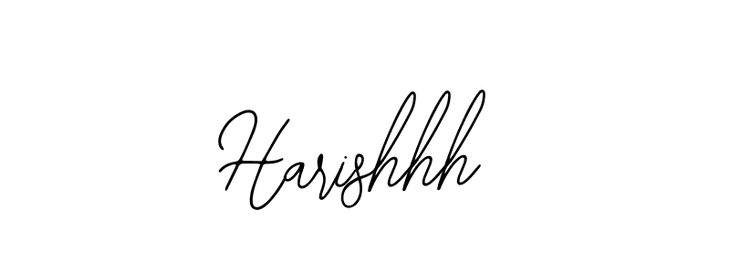 Use a signature maker to create a handwritten signature online. With this signature software, you can design (Bearetta-2O07w) your own signature for name Harishhh. Harishhh signature style 12 images and pictures png