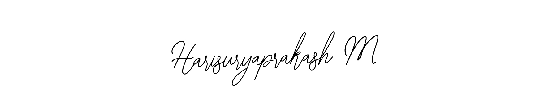 Also You can easily find your signature by using the search form. We will create Harisuryaprakash M name handwritten signature images for you free of cost using Bearetta-2O07w sign style. Harisuryaprakash M signature style 12 images and pictures png