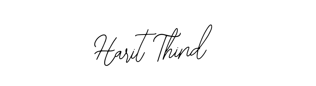 Harit Thind stylish signature style. Best Handwritten Sign (Bearetta-2O07w) for my name. Handwritten Signature Collection Ideas for my name Harit Thind. Harit Thind signature style 12 images and pictures png