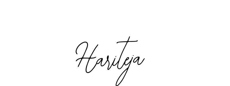 You can use this online signature creator to create a handwritten signature for the name Hariteja. This is the best online autograph maker. Hariteja signature style 12 images and pictures png