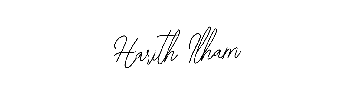 Also You can easily find your signature by using the search form. We will create Harith Ilham name handwritten signature images for you free of cost using Bearetta-2O07w sign style. Harith Ilham signature style 12 images and pictures png