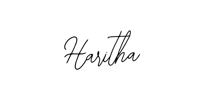 How to make Haritha signature? Bearetta-2O07w is a professional autograph style. Create handwritten signature for Haritha name. Haritha signature style 12 images and pictures png