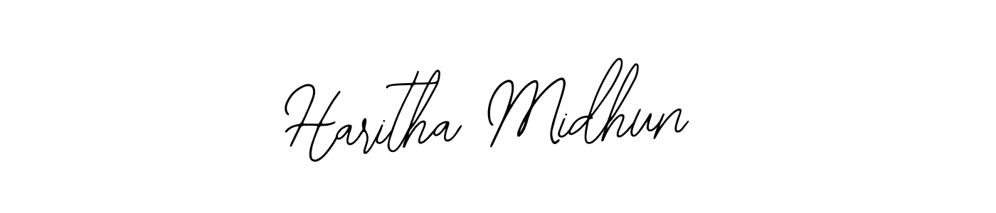 if you are searching for the best signature style for your name Haritha Midhun. so please give up your signature search. here we have designed multiple signature styles  using Bearetta-2O07w. Haritha Midhun signature style 12 images and pictures png