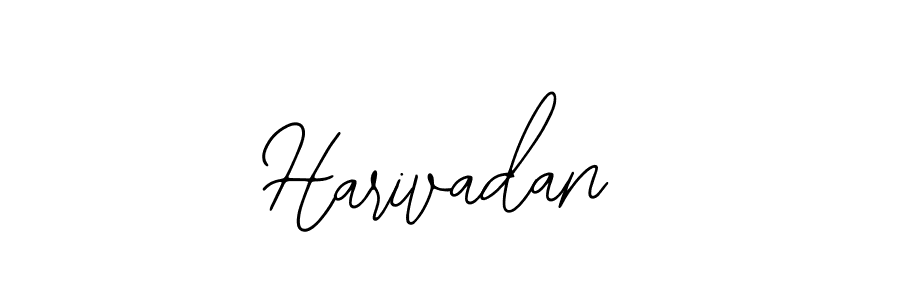 Use a signature maker to create a handwritten signature online. With this signature software, you can design (Bearetta-2O07w) your own signature for name Harivadan. Harivadan signature style 12 images and pictures png