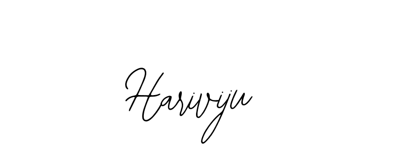 Use a signature maker to create a handwritten signature online. With this signature software, you can design (Bearetta-2O07w) your own signature for name Hariviju. Hariviju signature style 12 images and pictures png